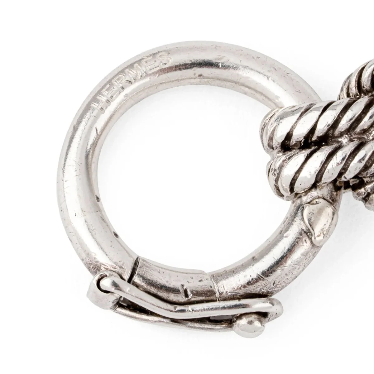 Bracelet en argent de la maison Hermès modèle Audierne - Image 6