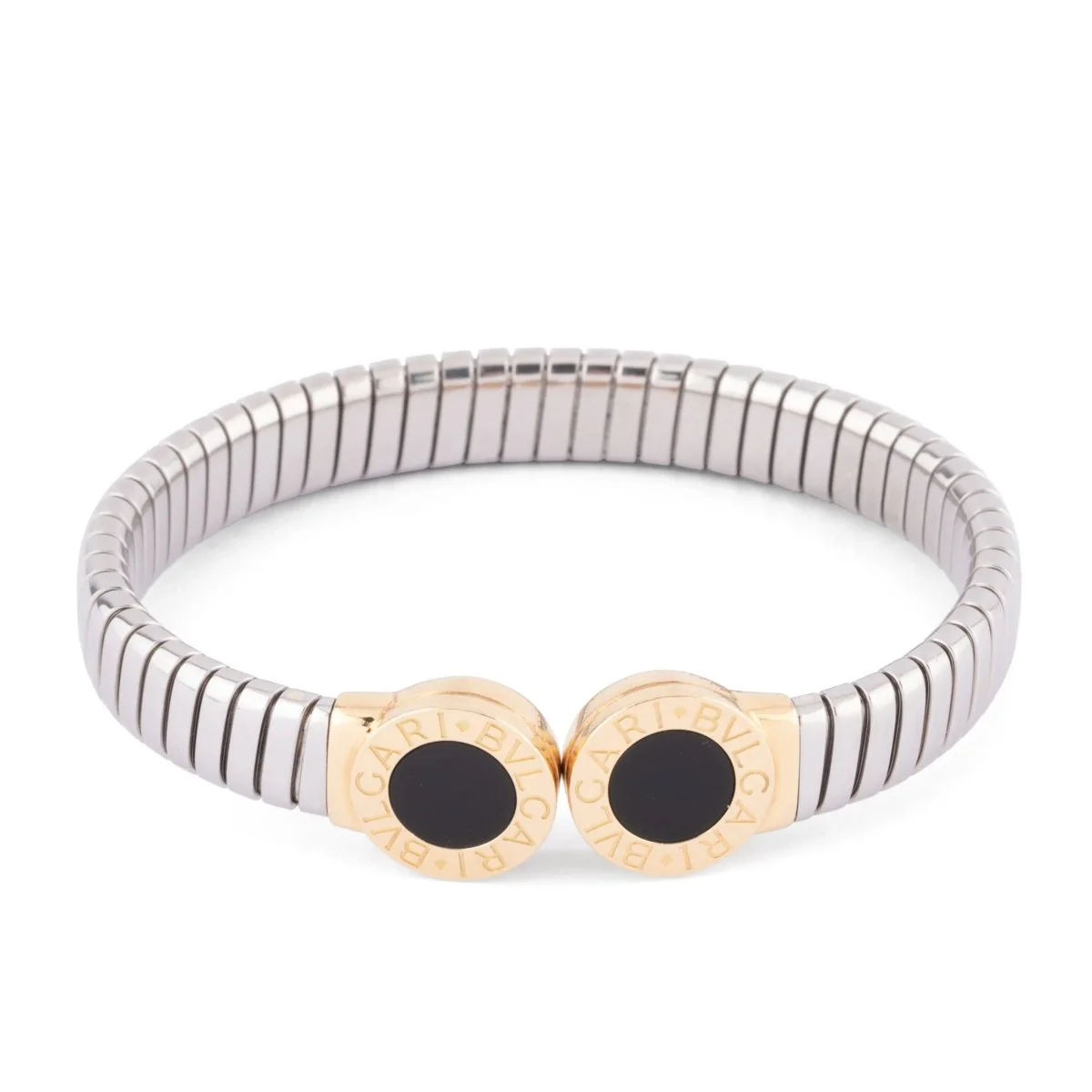 Bracelet en or et acier de la maison Bvlgari