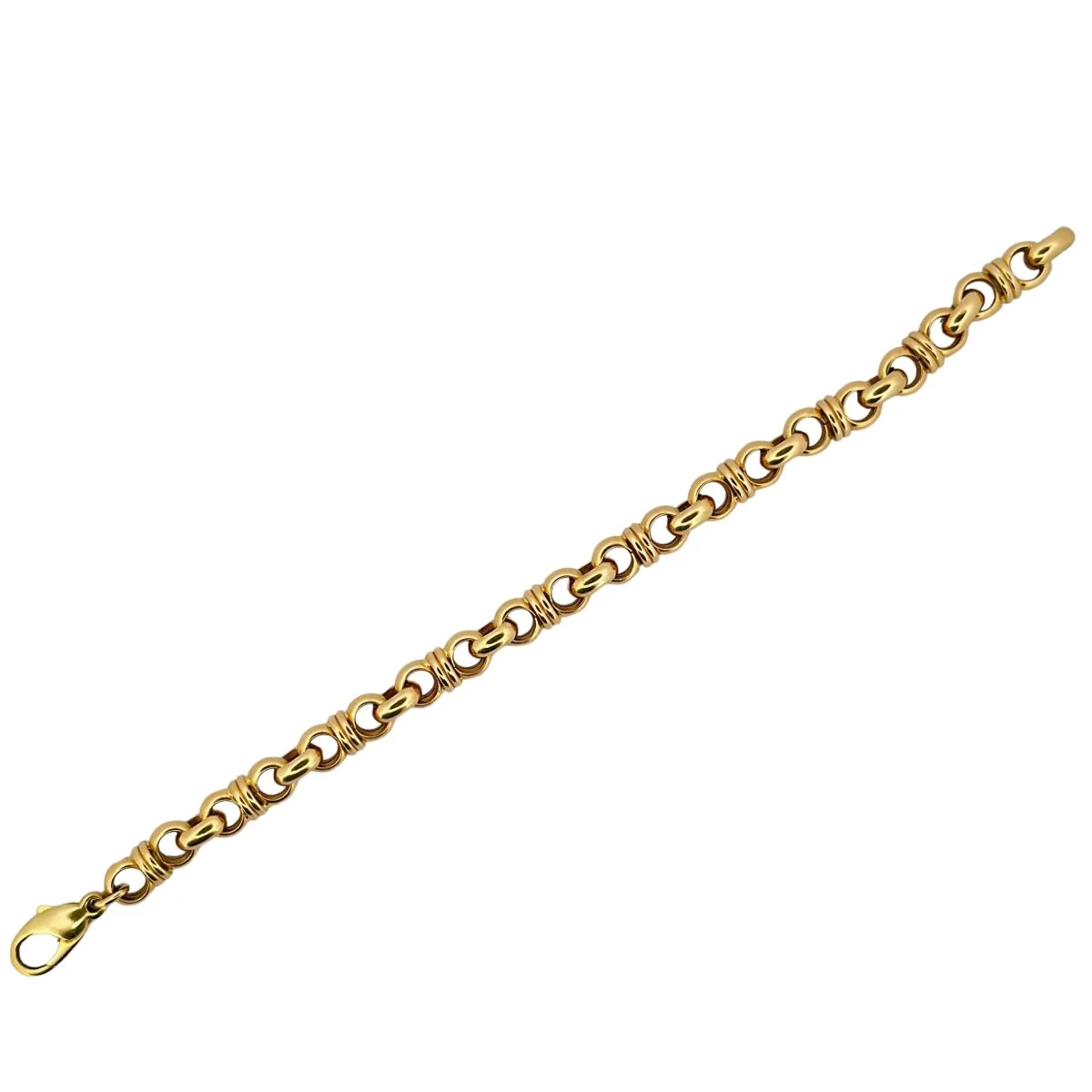 Bracelet en or jaune à maillons
