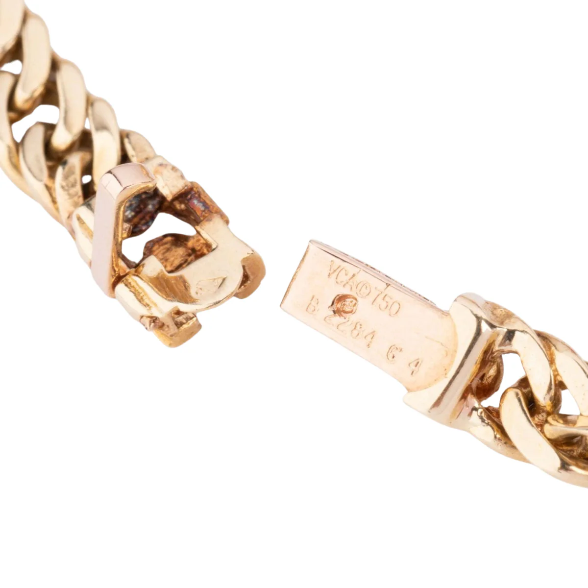 Bracelet en or jaune et diamant ,rubis cabochon de la maison Van Cleef and Arpels - Image 5
