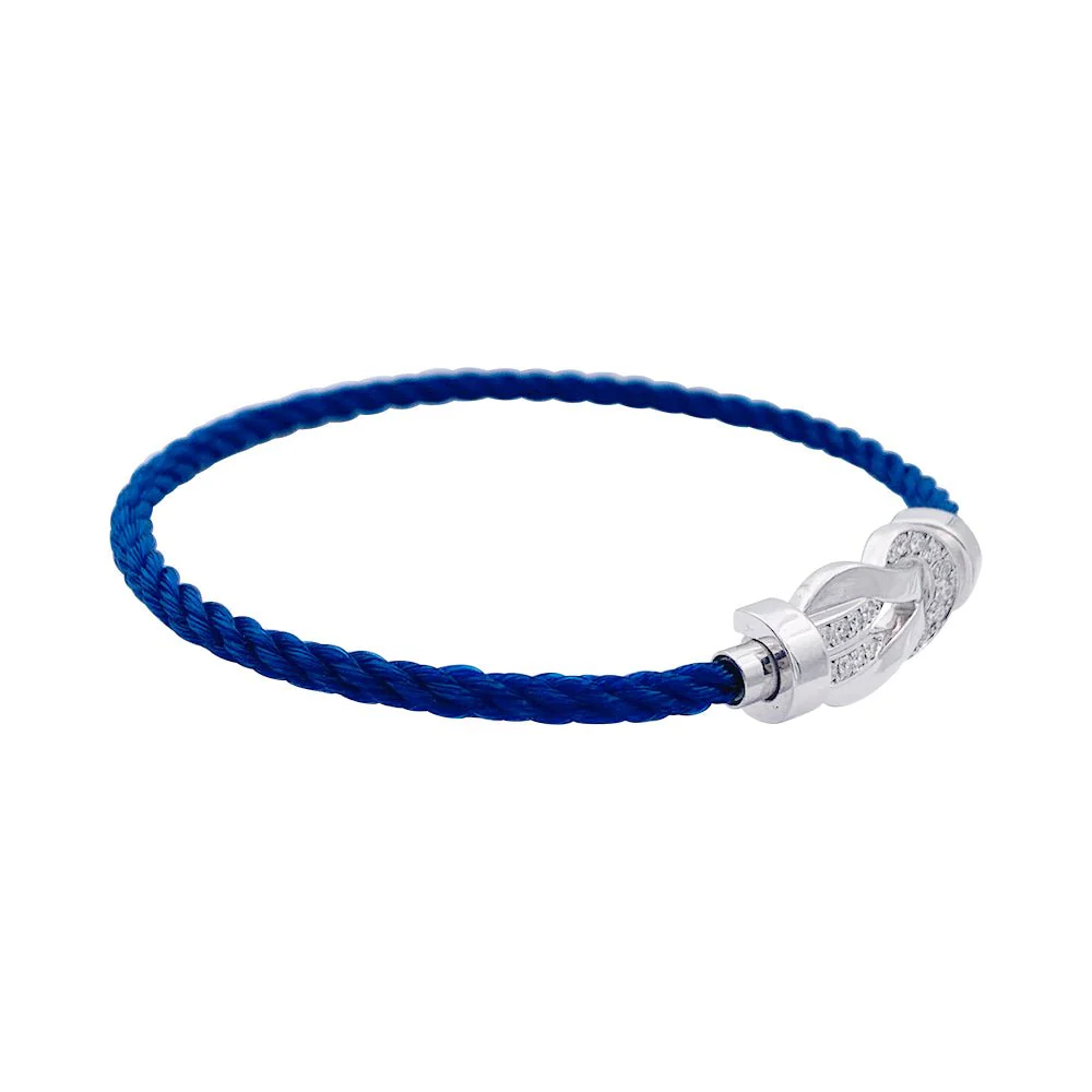 Bracelet Fred, "Chance Infinie", or blanc, diamants. - Image 2