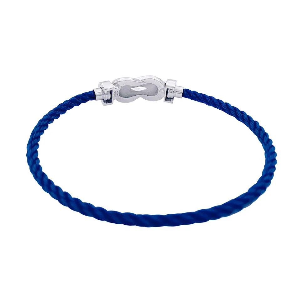 Bracelet Fred, "Chance Infinie", or blanc, diamants. - Image 3
