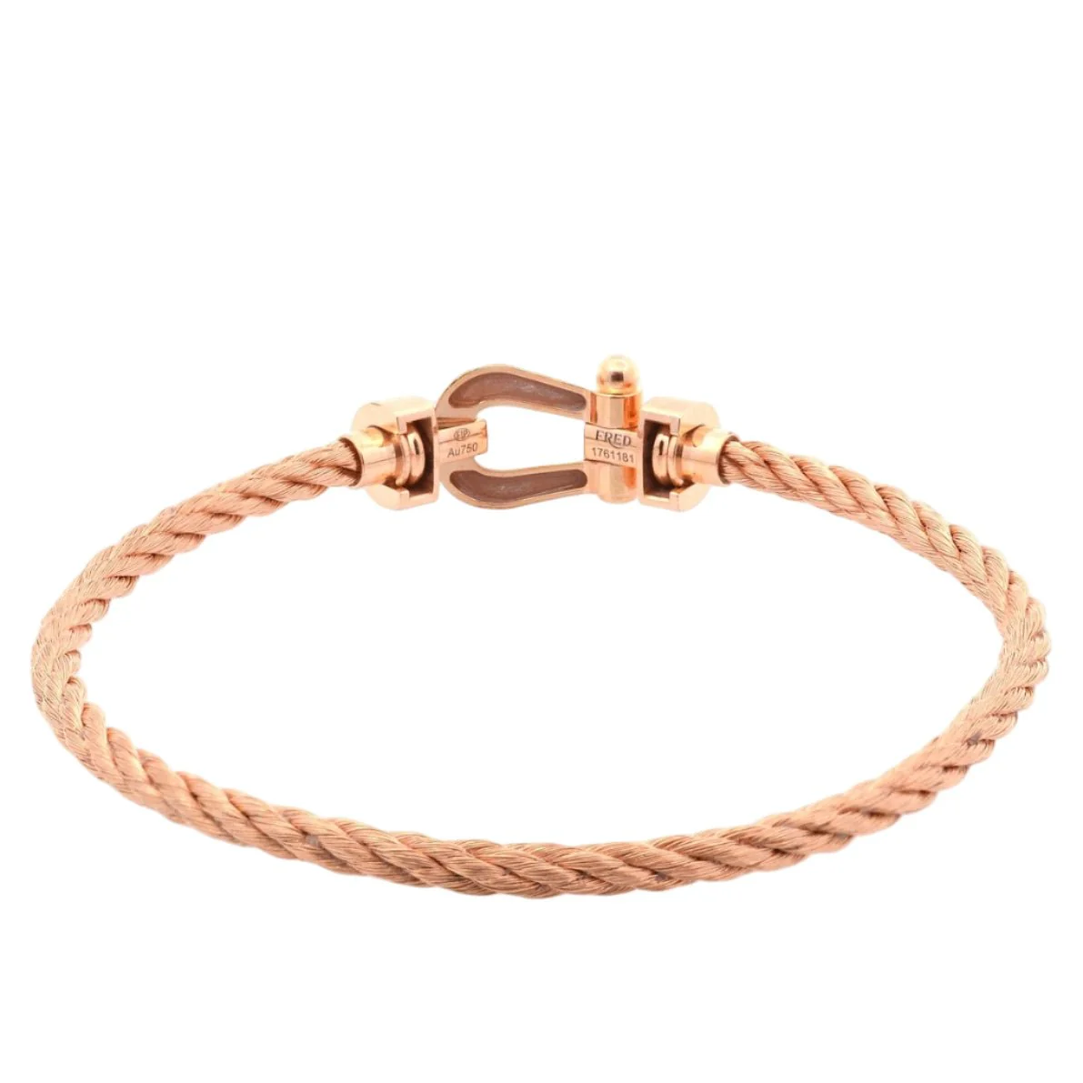 Bracelet Souple FRED "Force 10" en or jaune et diamants - Image 2