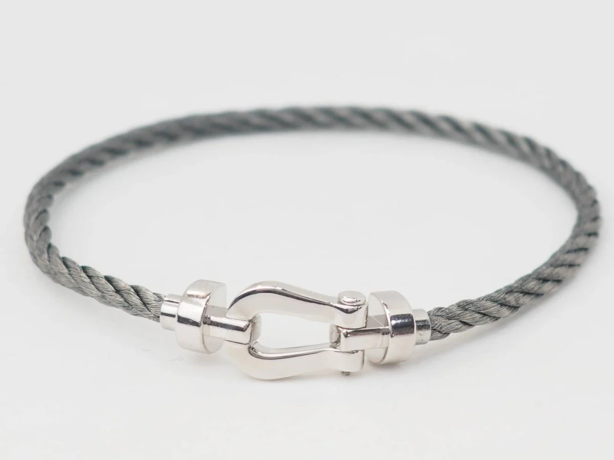 Bracelet Fred force 10 en or blanc - Image 2