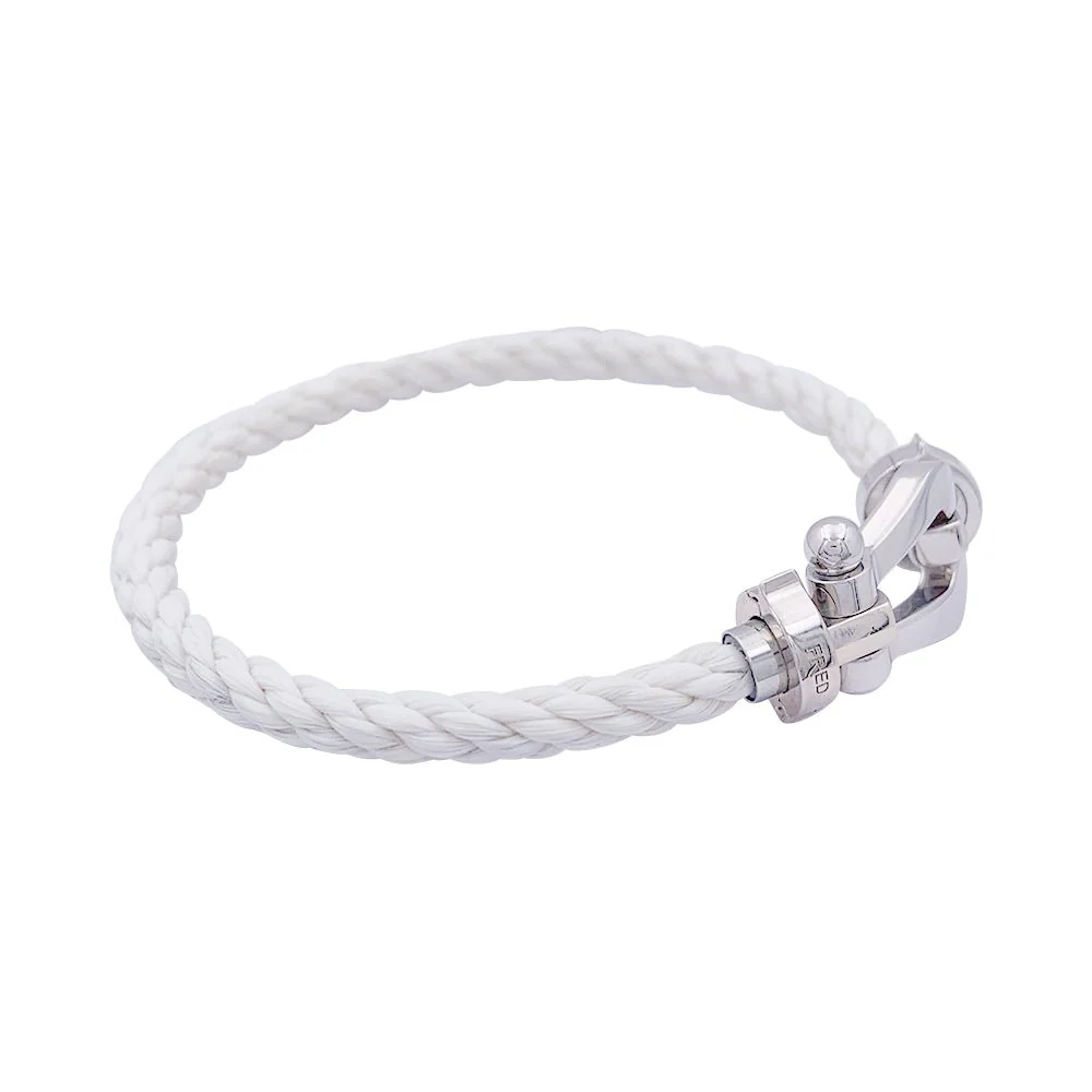 Bracelet FRED "Force 10" or blanc. - Image 4