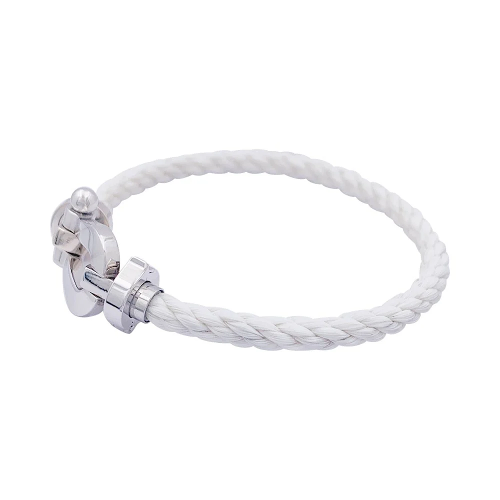 Bracelet FRED "Force 10" or blanc. - Image 5