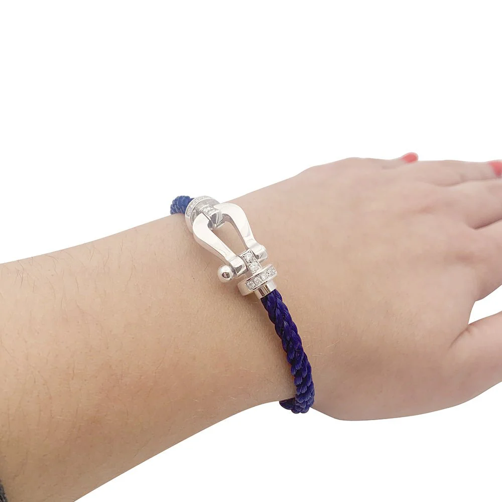 Bracelet FRED "Force 10" en or blanc et diamants - Image 6