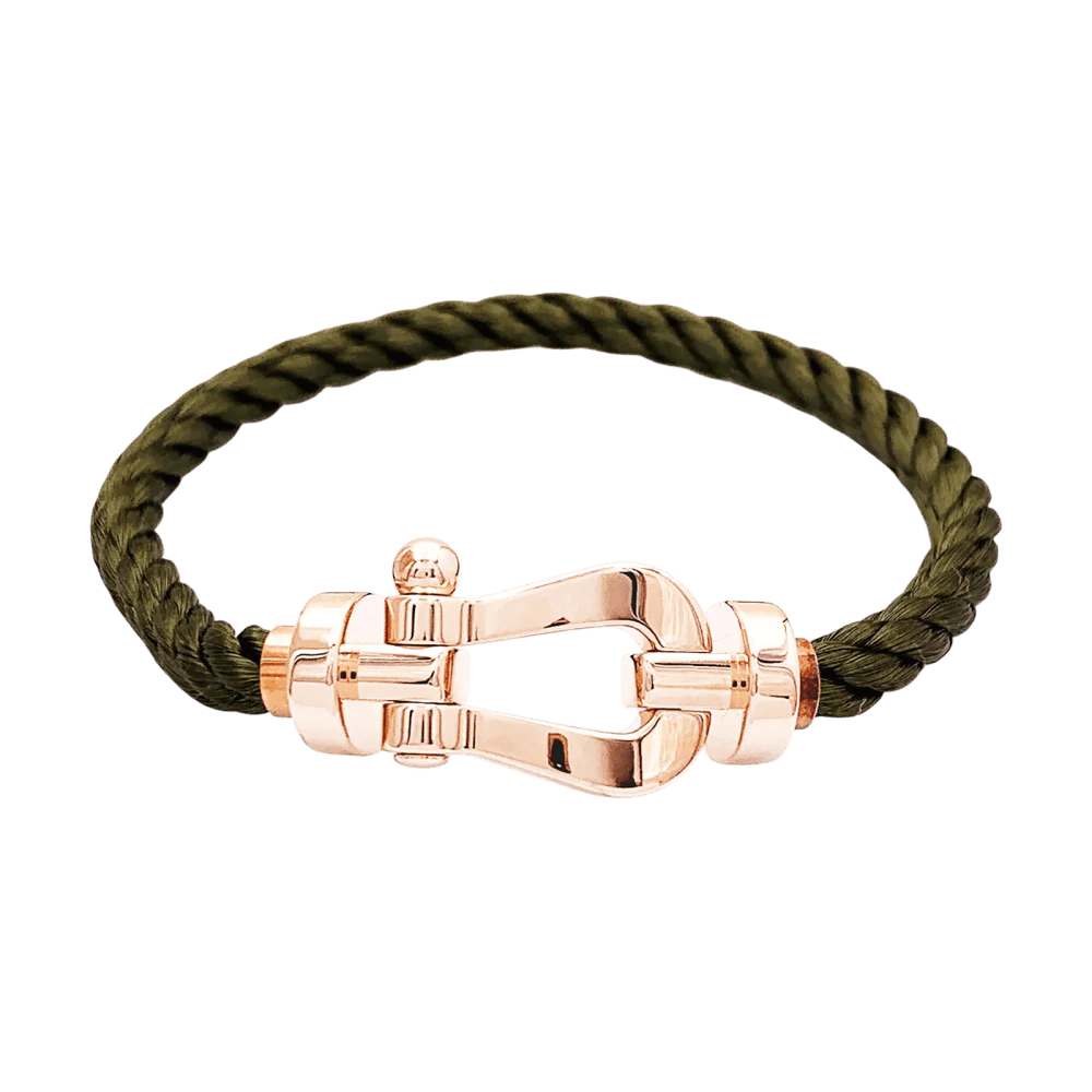 Bracelet Souple FRED "Force 10" en or rose