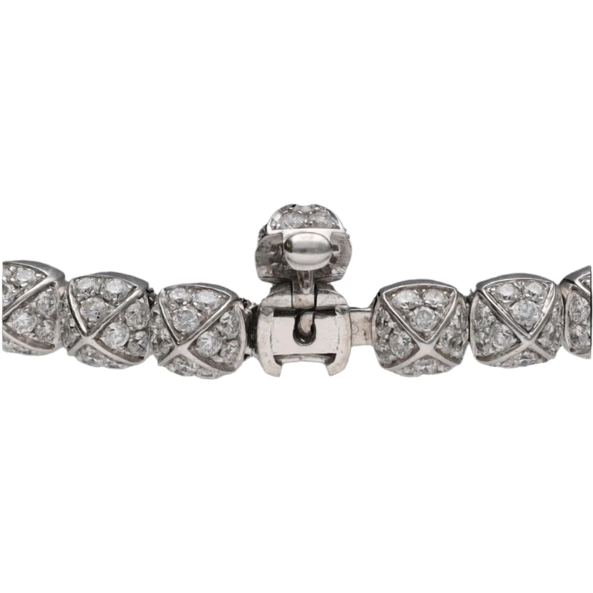 Bracelet FRED  "Pain de sucre" en or gris, tanzanite et diamants. - Image 8