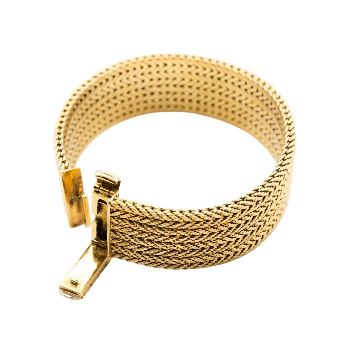 Bracelet Manchette GEORGES LENFANT en or jaune - Image 6