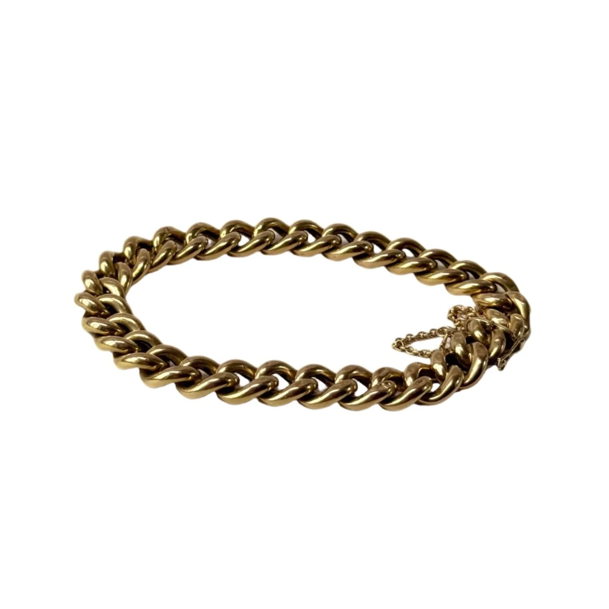 Bracelet gourmette en or jaune