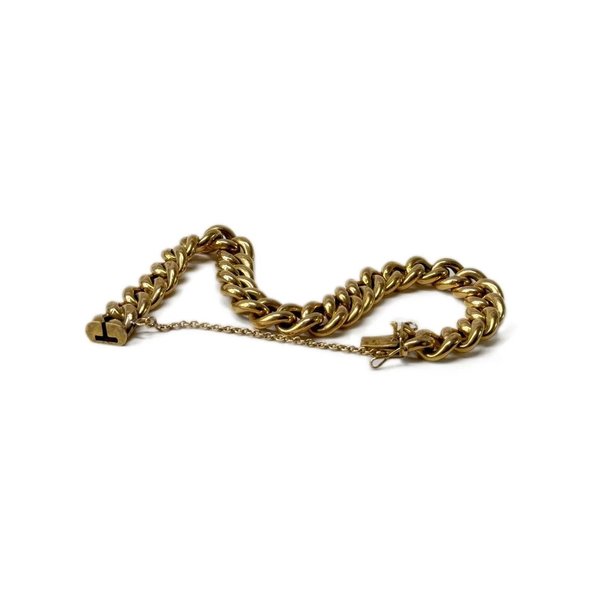 Bracelet gourmette en or jaune