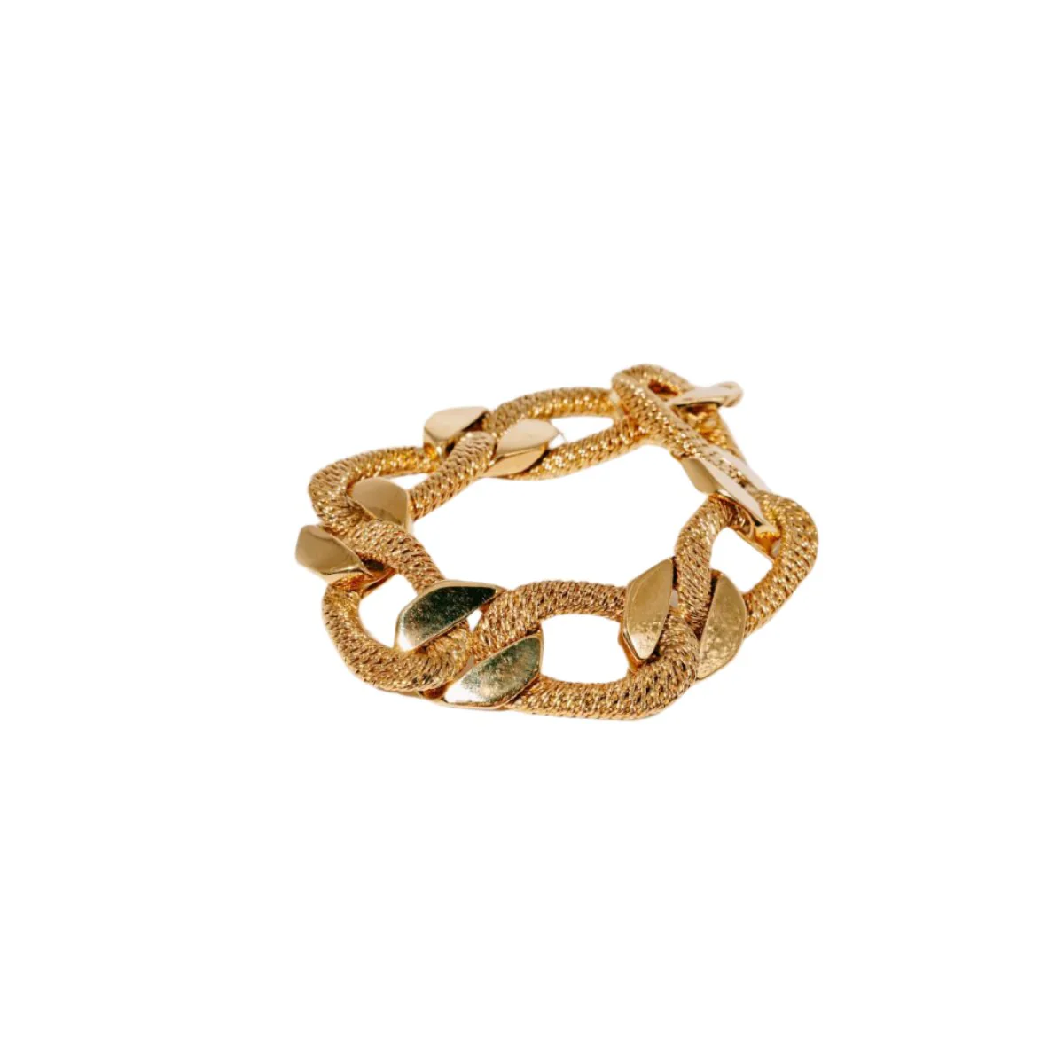 Bracelet gourmette en or jaune