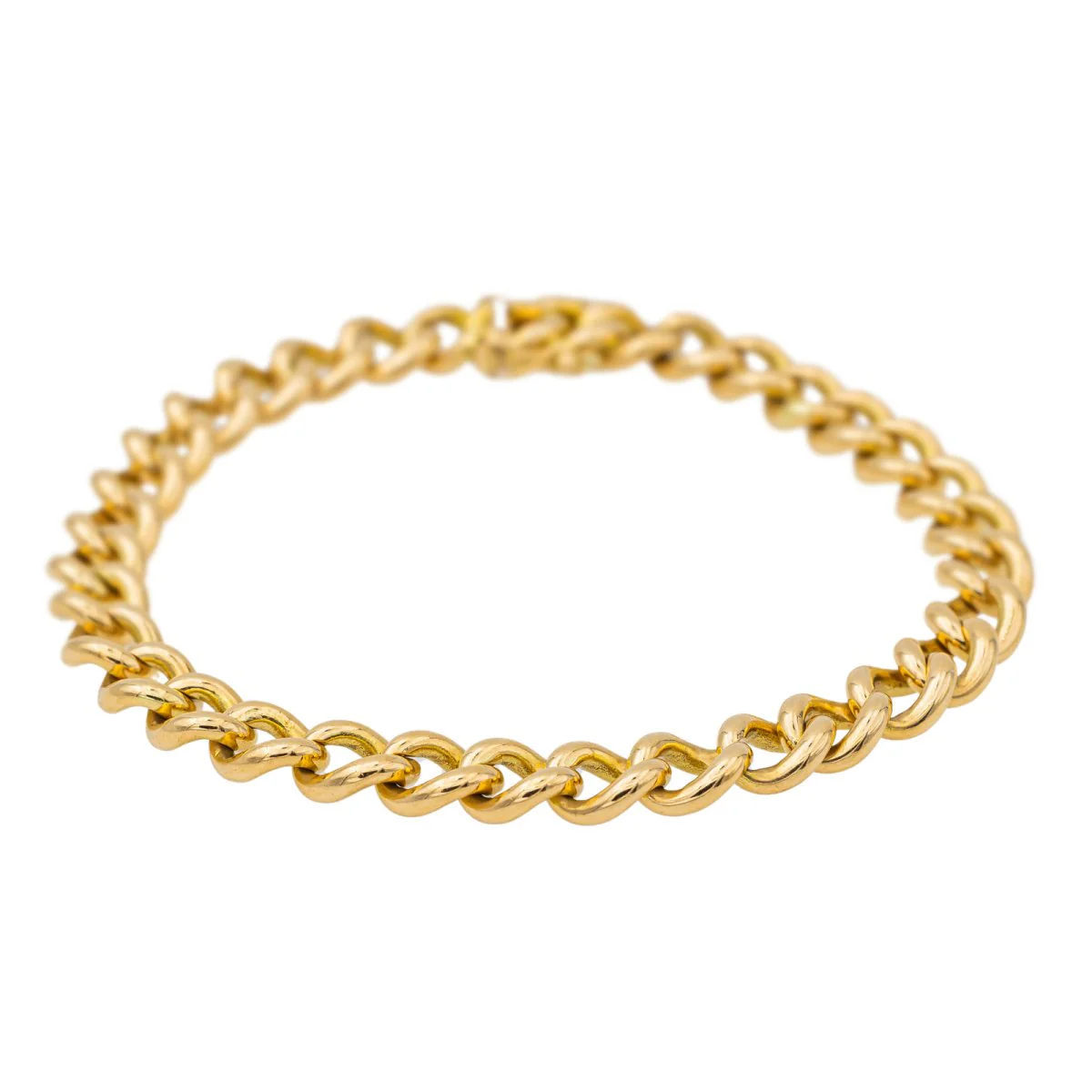 Bracelet Gourmette Or jaune - Image 3