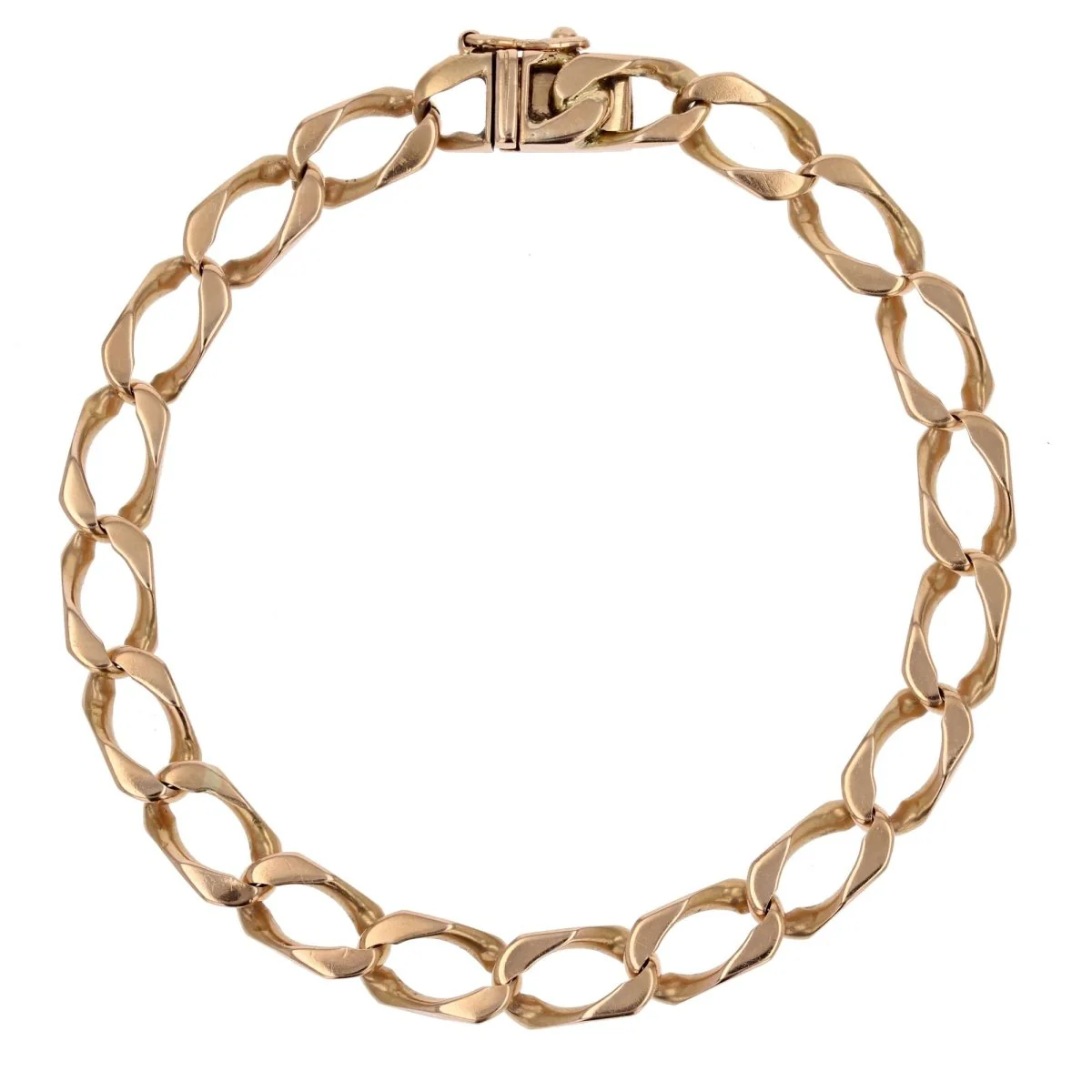Bracelet Maille en or rose