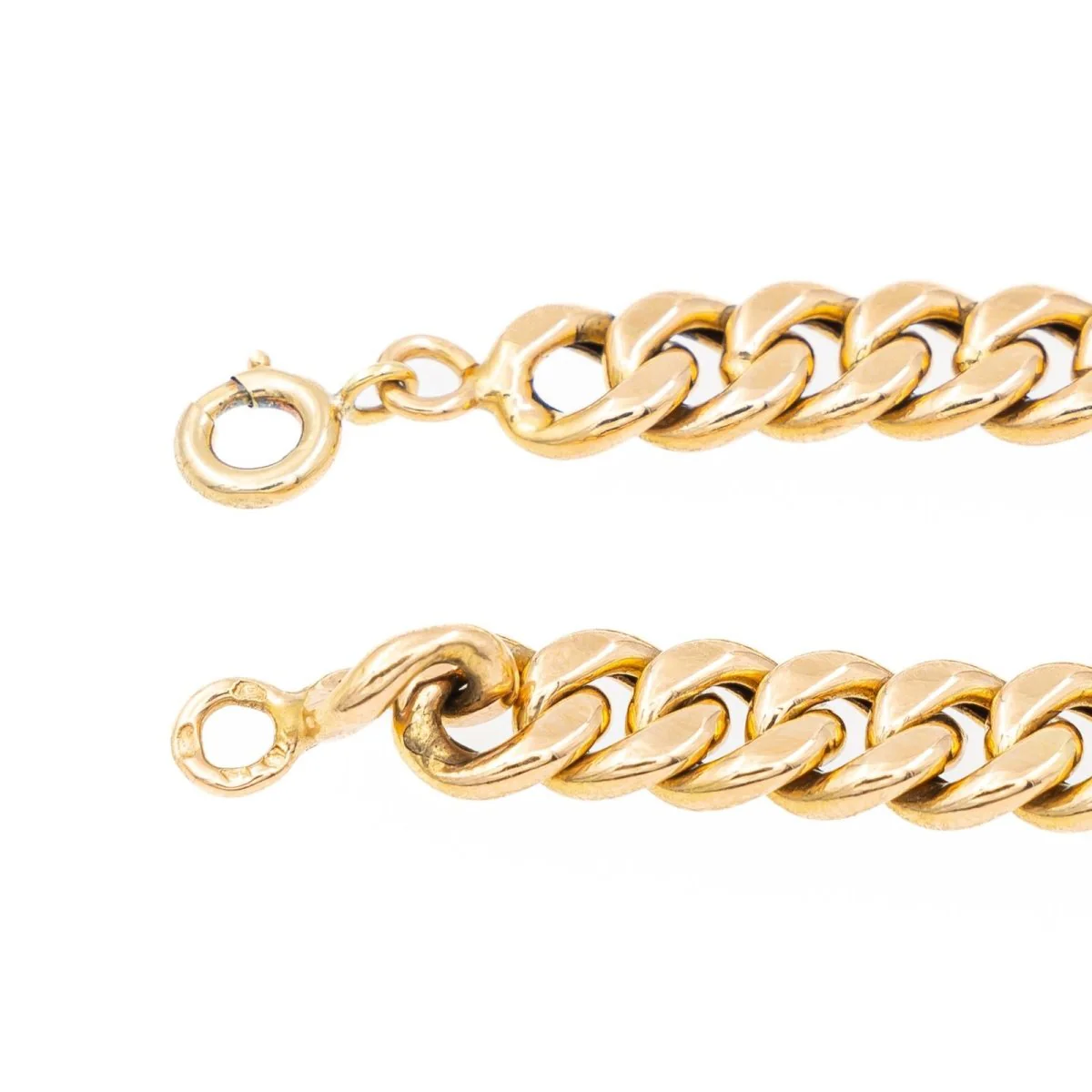 Bracelet Gourmette Or rose - Image 6