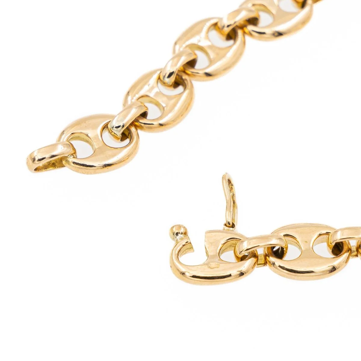 Bracelet Grain de café Or jaune - Image 5