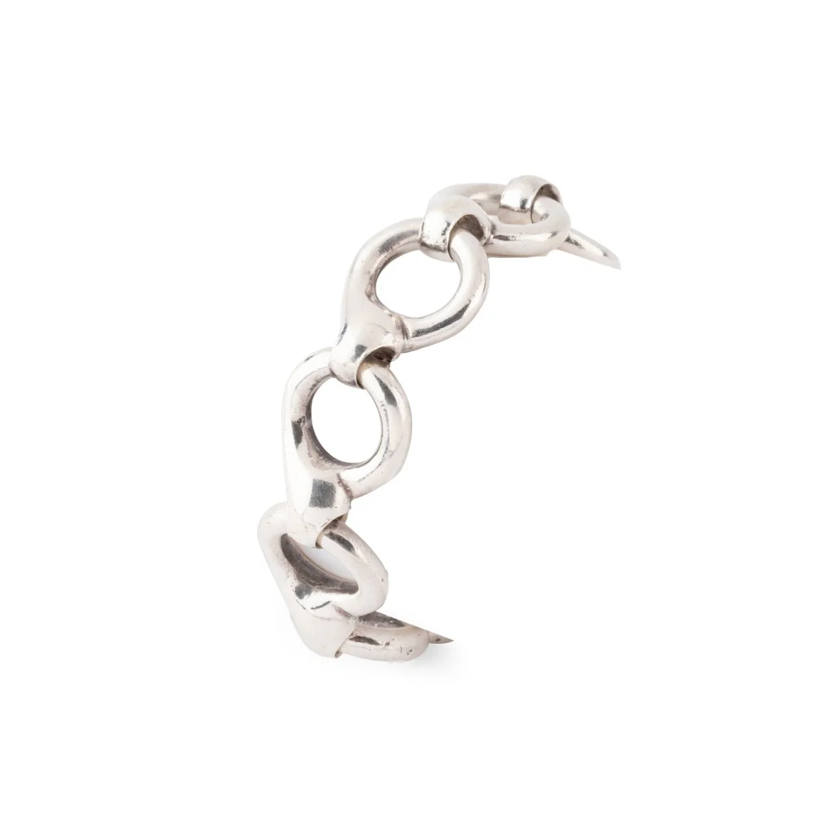 Bracelet GUCCI à maillons en argent - Image 4