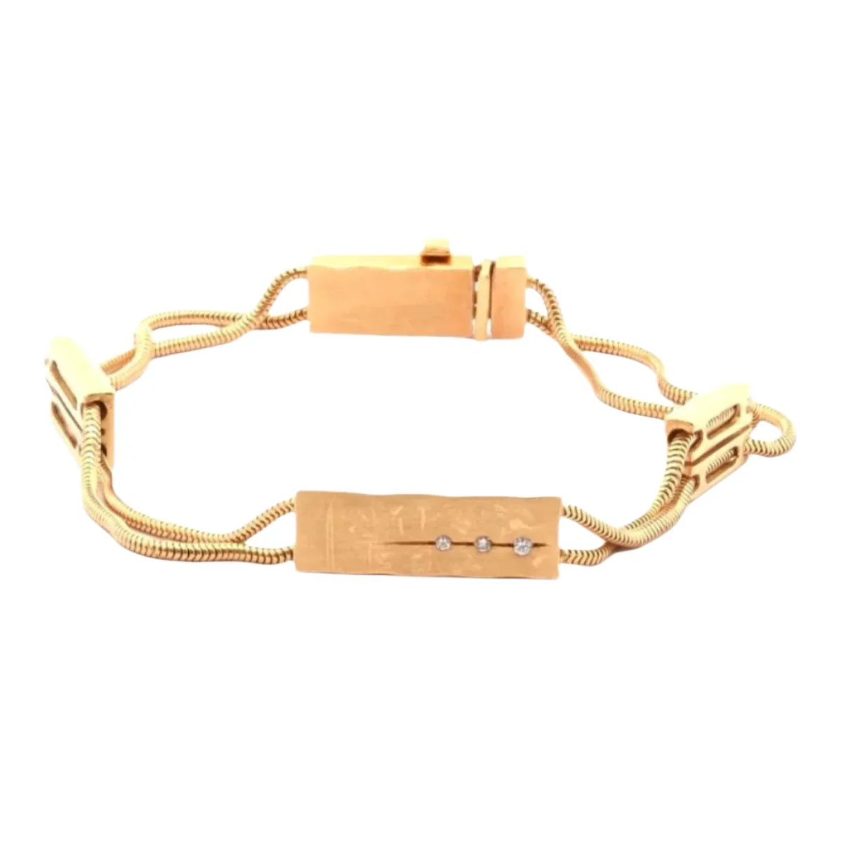 Bracelet H.STERN en or jaune et diamant