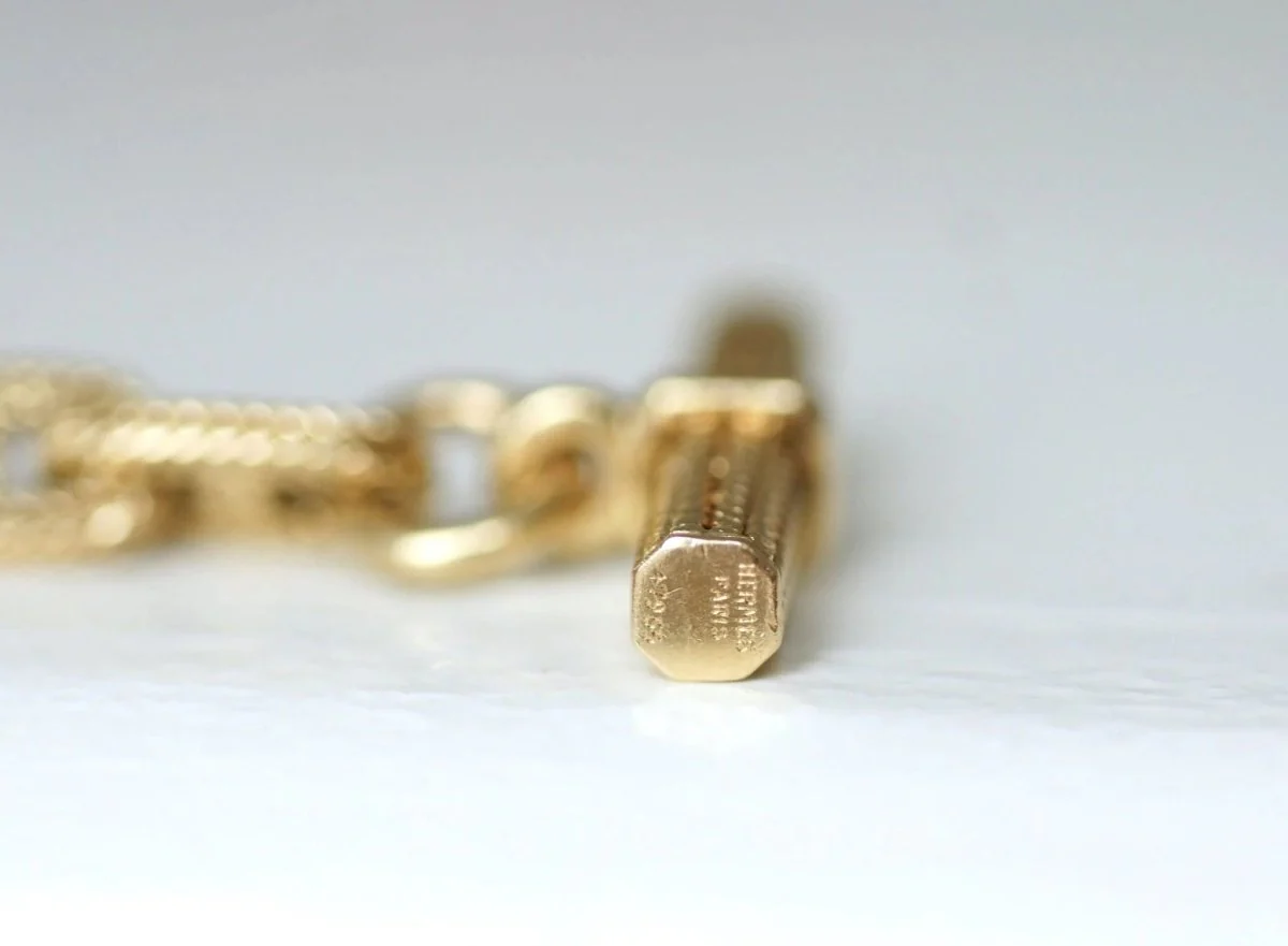 Bracelet or Chaîne d'ancre Hermès par Georges Lenfant - Image 6