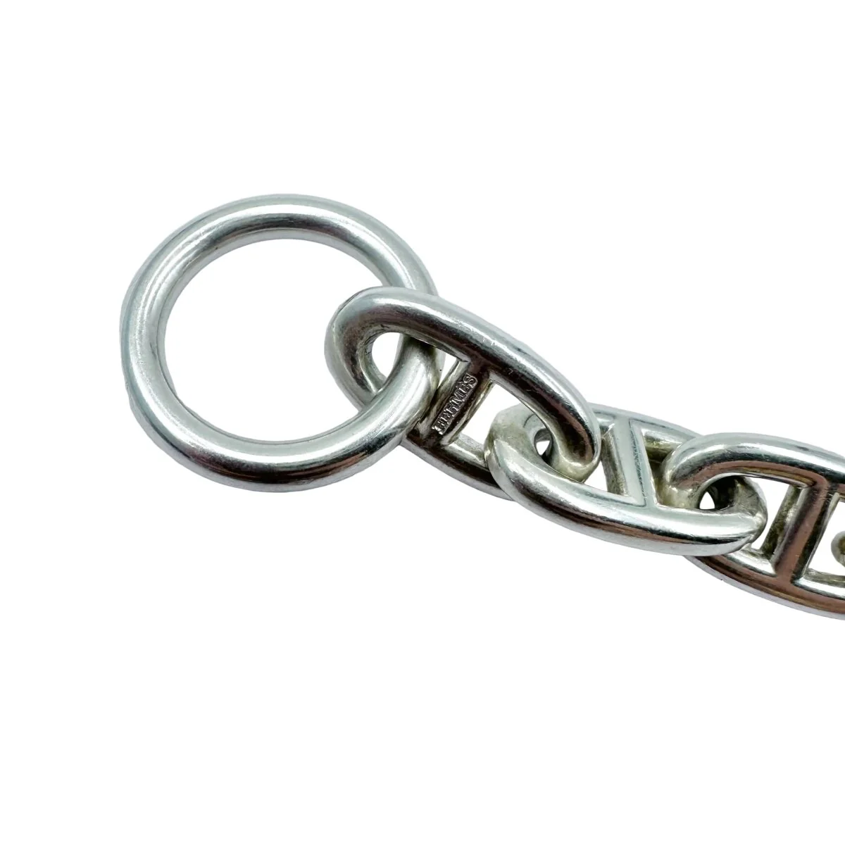 Bracelet HERMÈS "Chaîne d'ancre" en argent - Image 6
