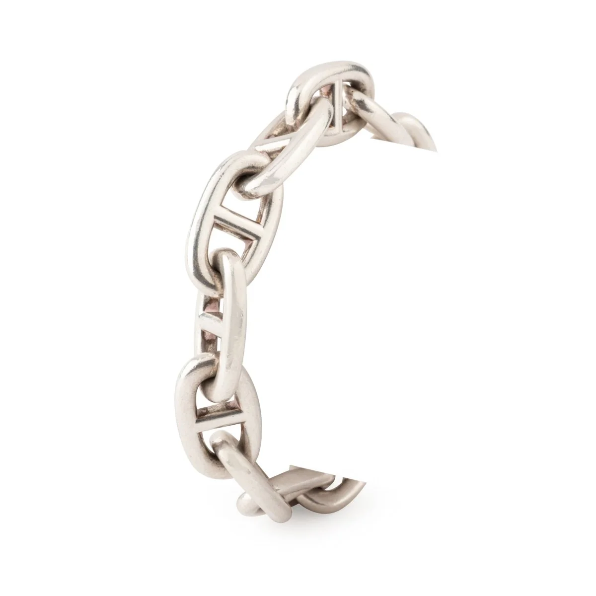 Bracelet HERMÈS "Chaine d'ancre" en argent - Image 4