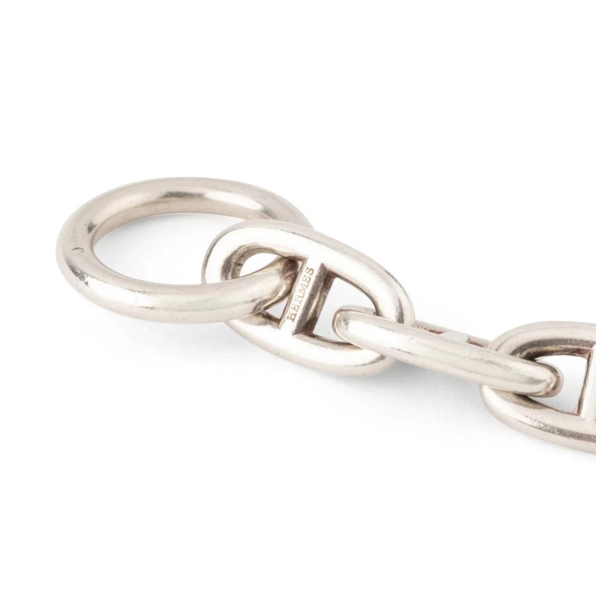 Bracelet HERMÈS "Chaine d'ancre" en argent - Image 6