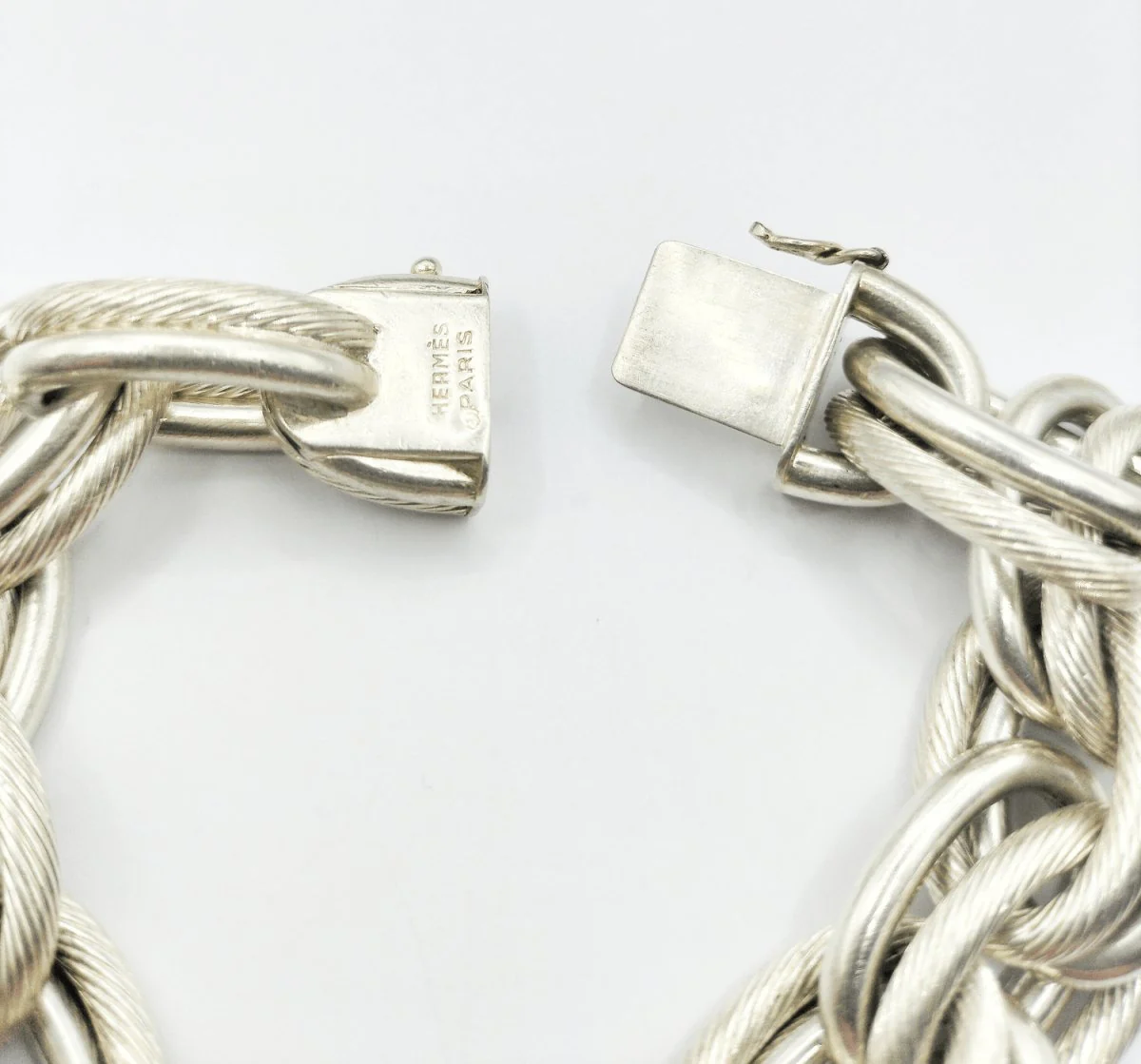 Bracelet HERMES en argent - Image 3