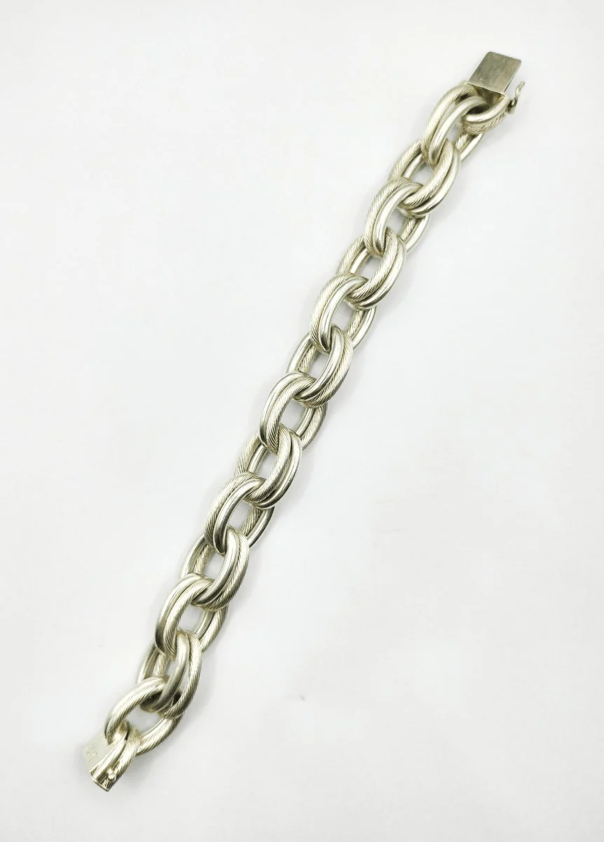 Bracelet HERMES en argent - Image 4