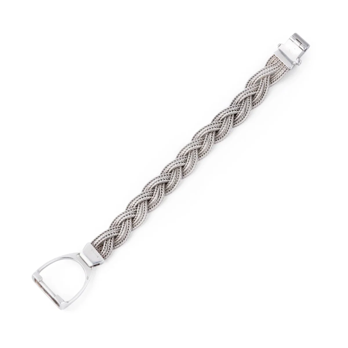 Bracelet Hermès modèle Etrier en argent - Image 4