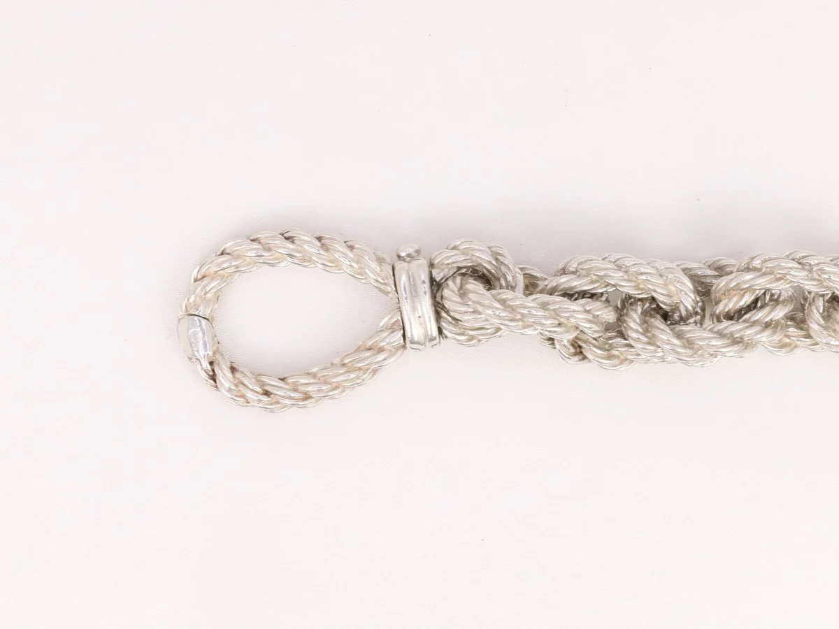 Bracelet Hermès vintage en argent par Gaëtan de Percin - Image 10