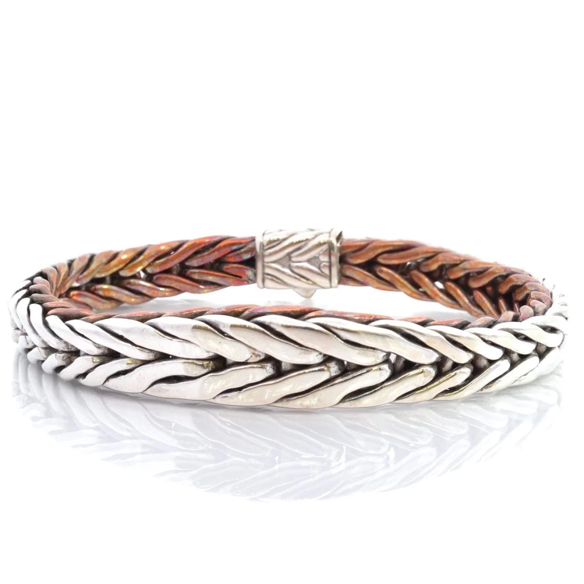 Bracelet Souple JOHN HARDY en argent et cuivre