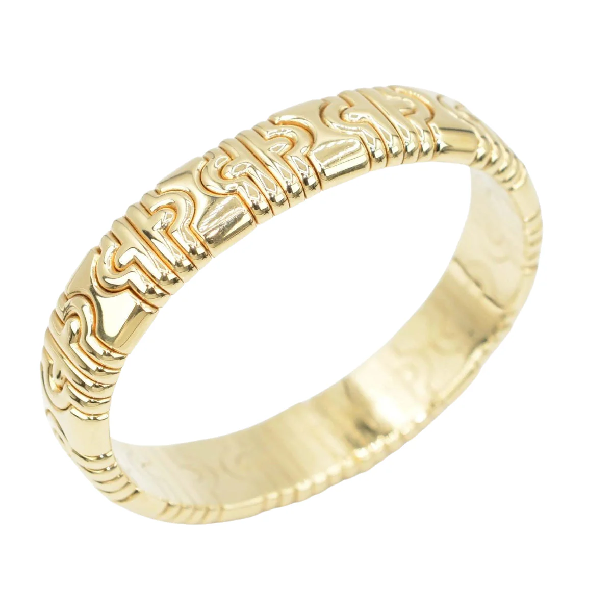 Bracelet jonc or jaune Bvlgari collection Parentesi
