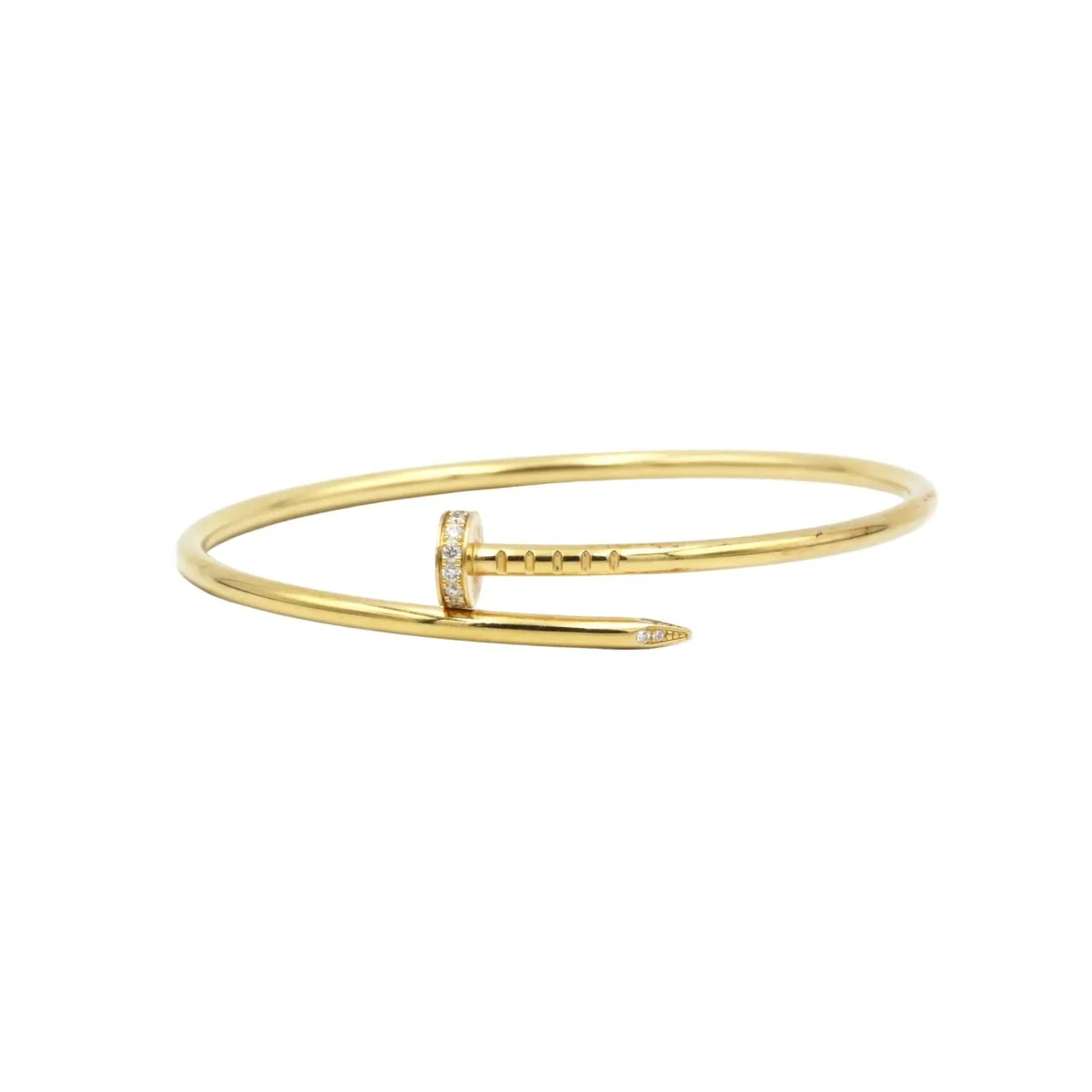 Bracelet Jonc CARTIER "Juste un Clou" en or jaune et diamants