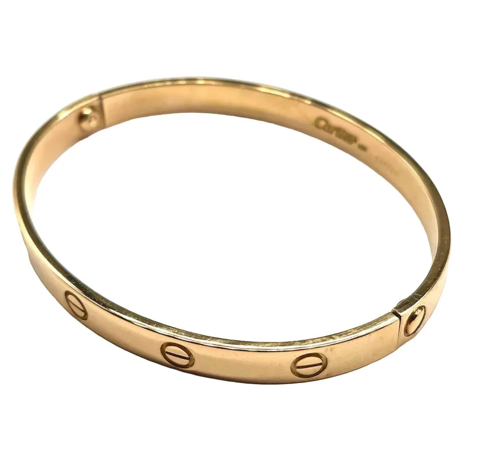 Bracelet Jonc CARTIER "Love Classique" en or jaune - Image 2