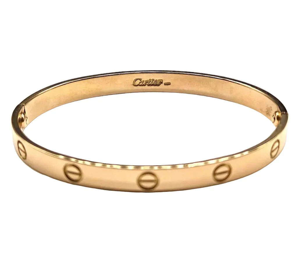 Bracelet Jonc CARTIER "Love Classique" en or jaune - Image 3