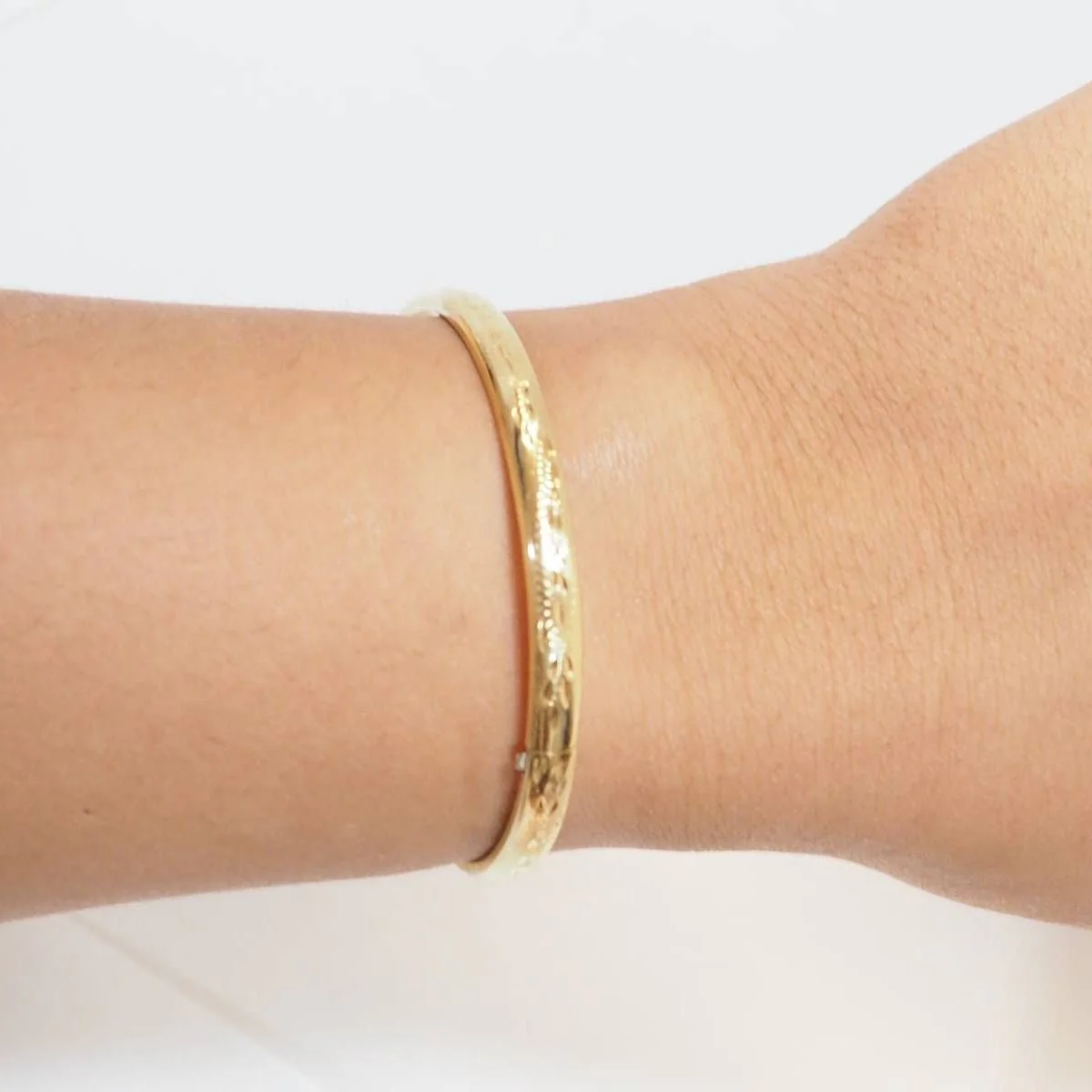 Bracelet Jonc en or jaune - Image 2