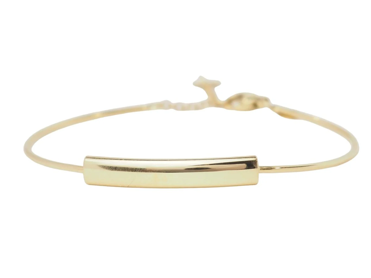 Bracelet Jonc en or jaune - Image 8