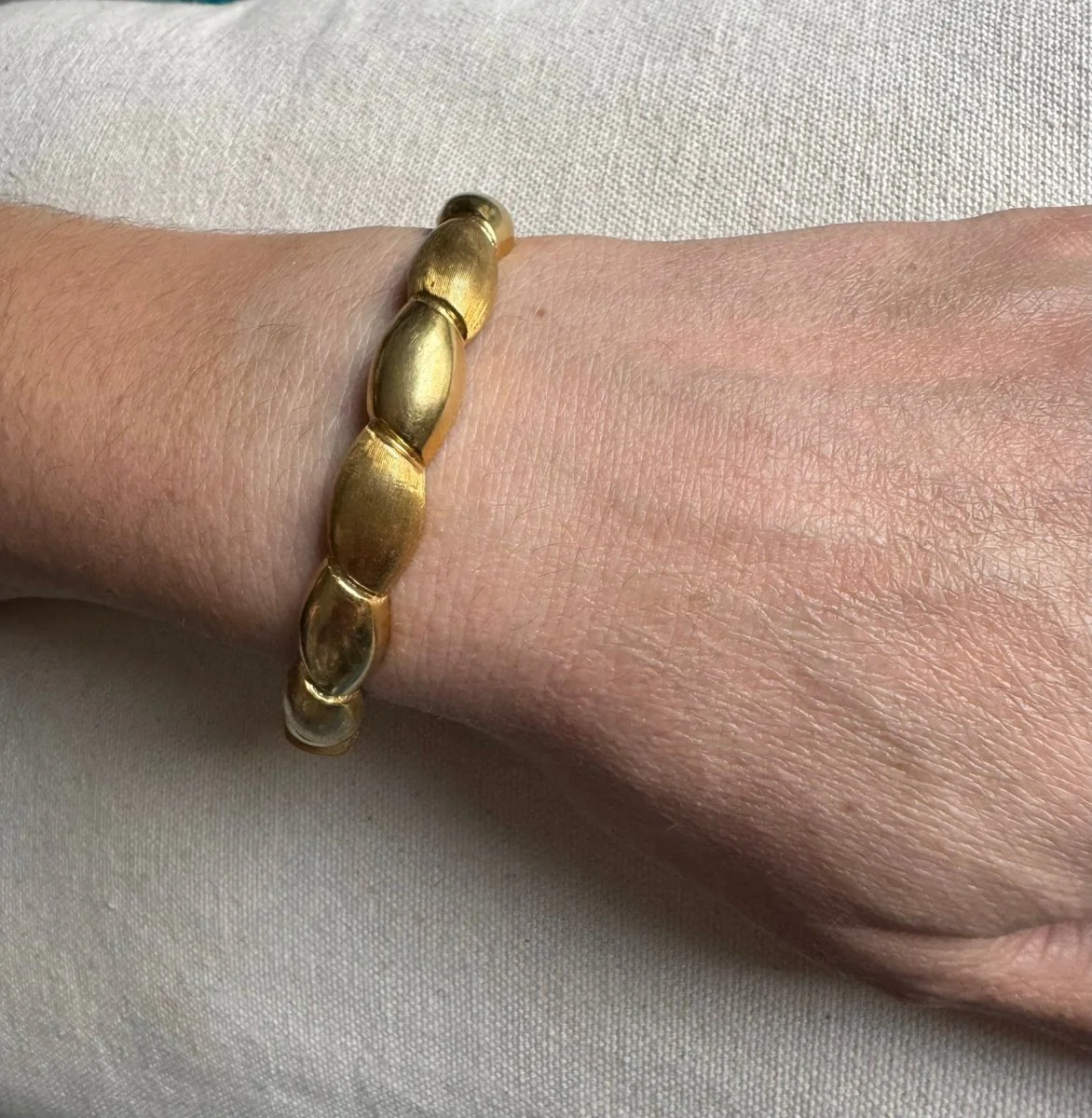 Bracelet Jonc en or jaune - Image 2