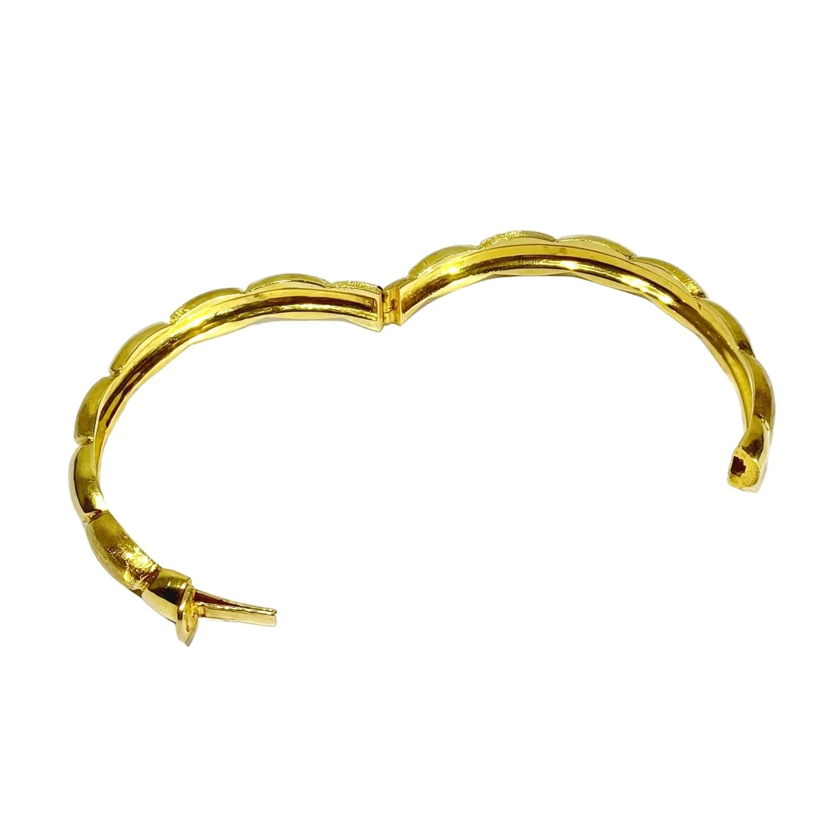 Bracelet Jonc en or jaune - Image 6