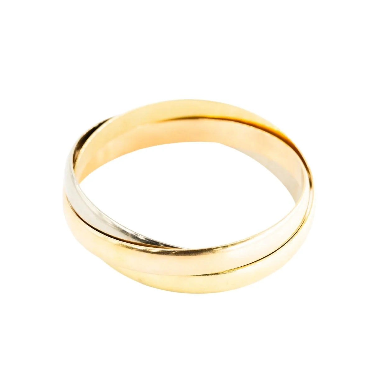 Bracelet Jonc en or jaune, or blanc et or rose - Image 4