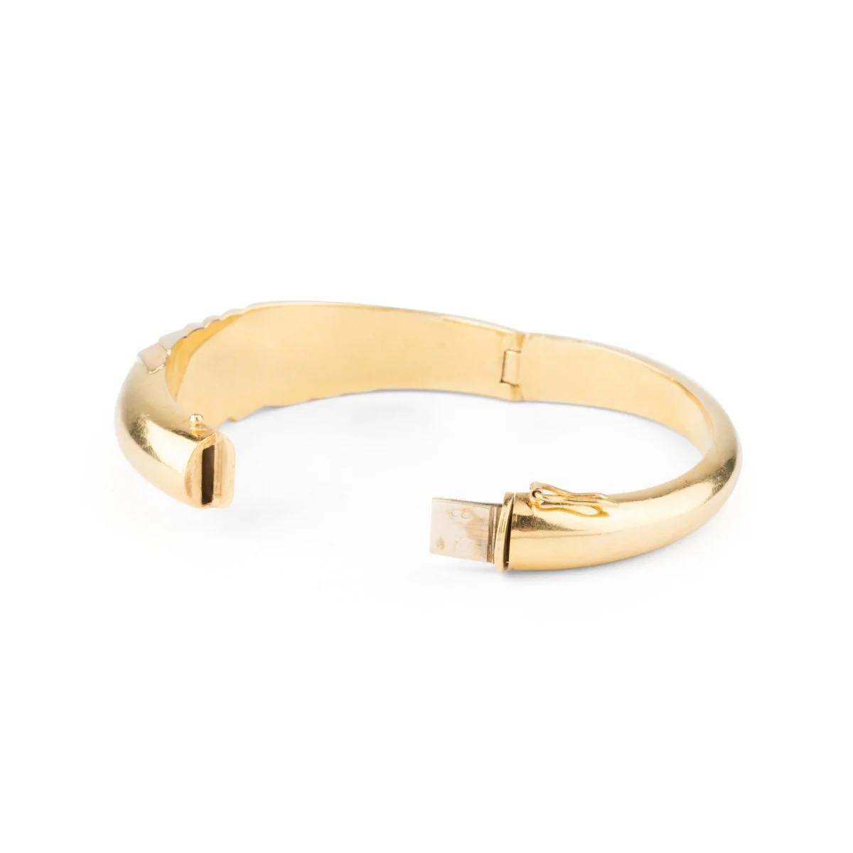 Bracelet Jonc en or jaune, or blanc et or rose - Image 4