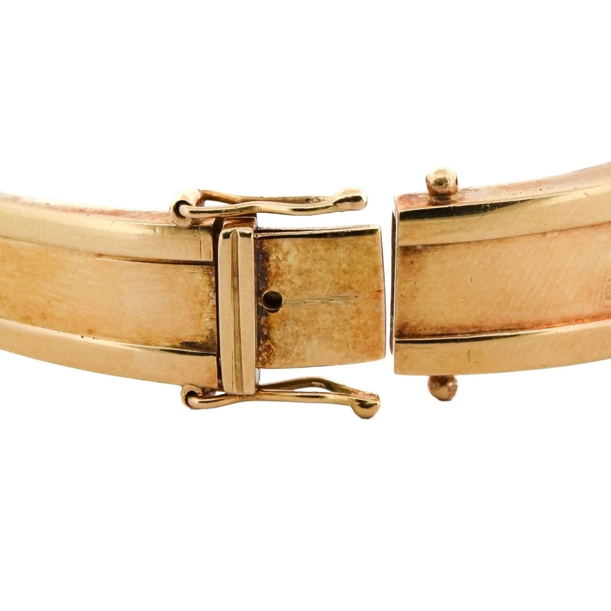 Bracelet Jonc en or jaune, rubis et diamants - Image 6