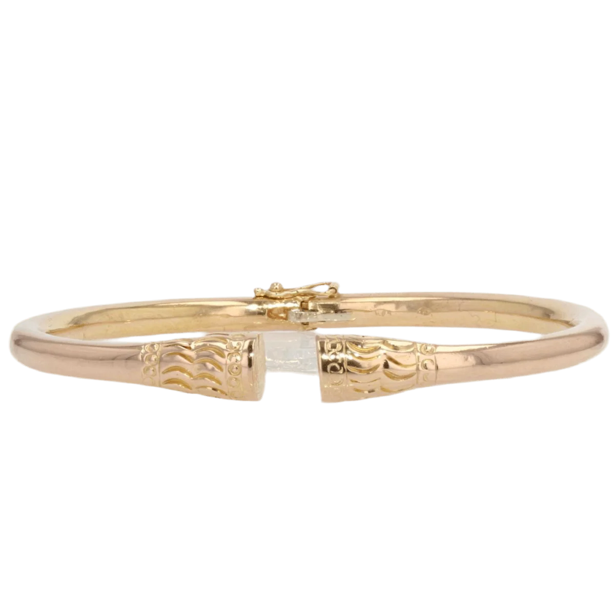 Bracelet Jonc en or rose - Image 5