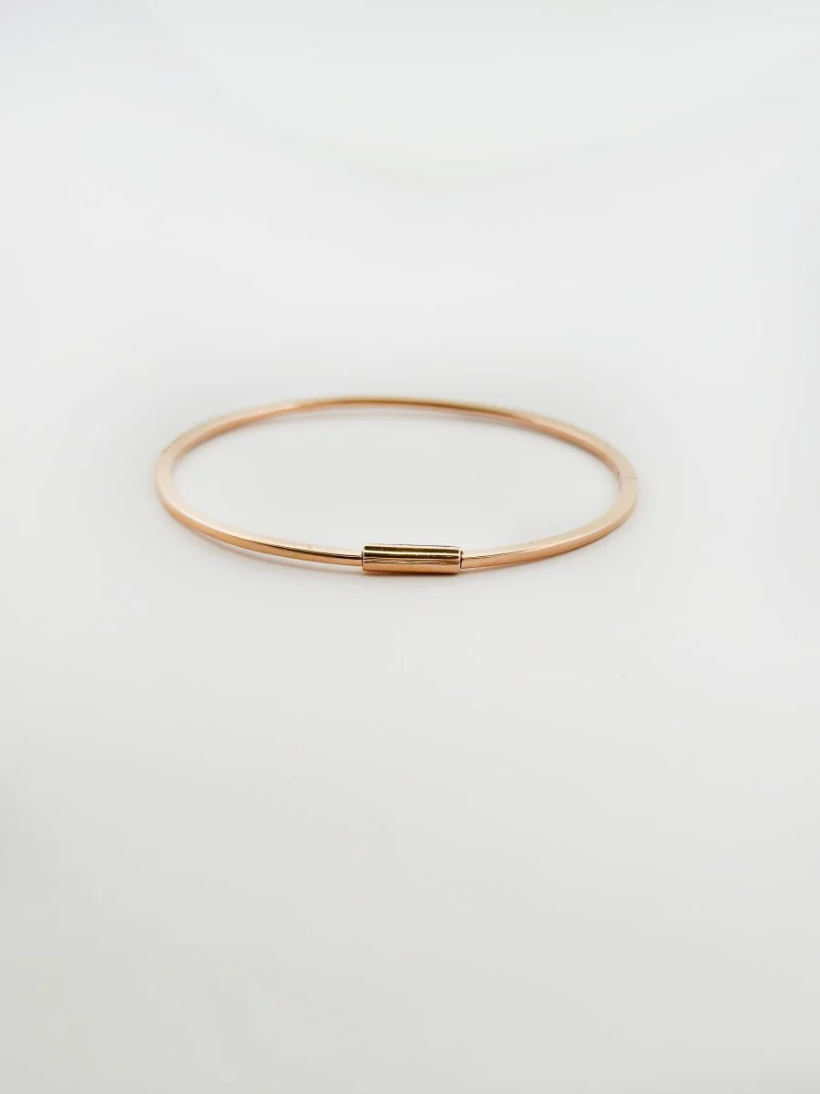Bracelet Jonc MESSIKA en or rose et diamants - Image 2