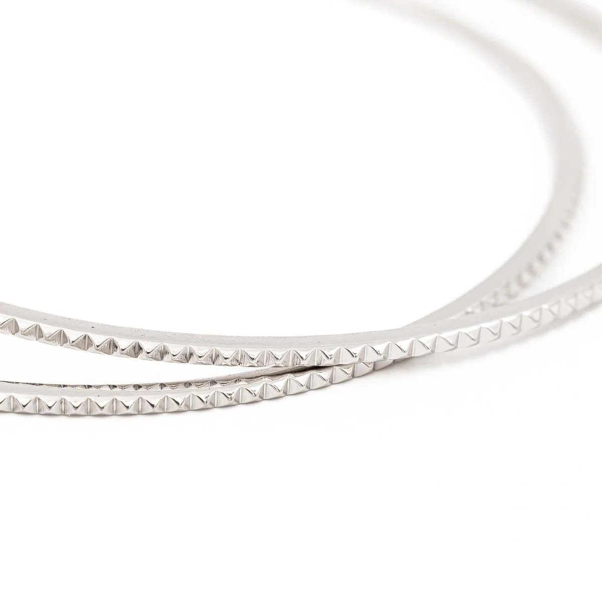 Duos de bracelets Jonc en or blanc - Image 3