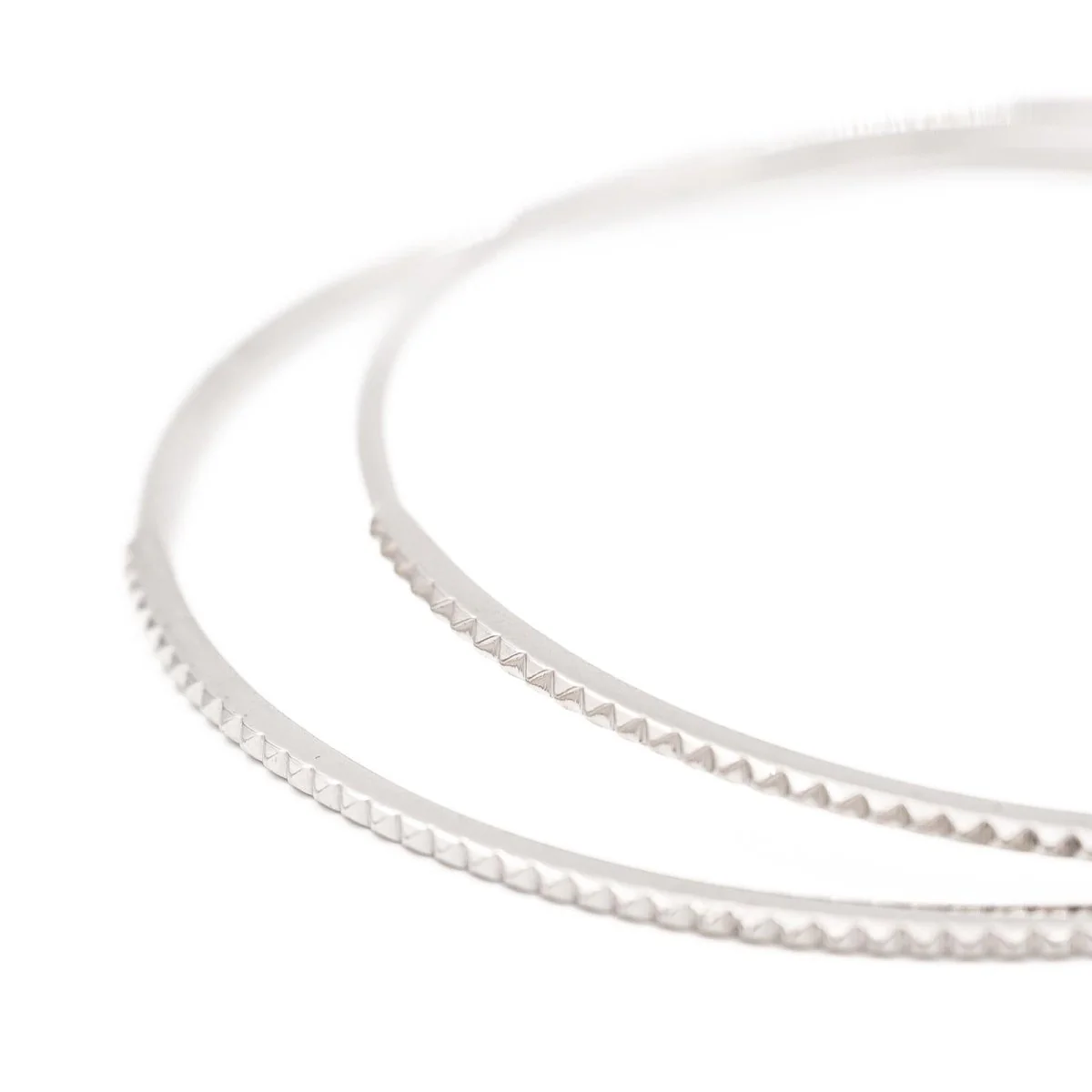 Duos de bracelets Jonc en or blanc - Image 6