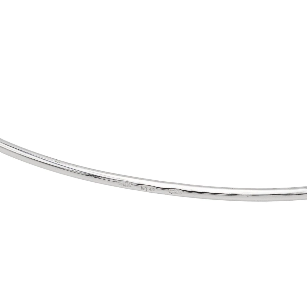 Bracelet Jonc Or blanc - Image 6