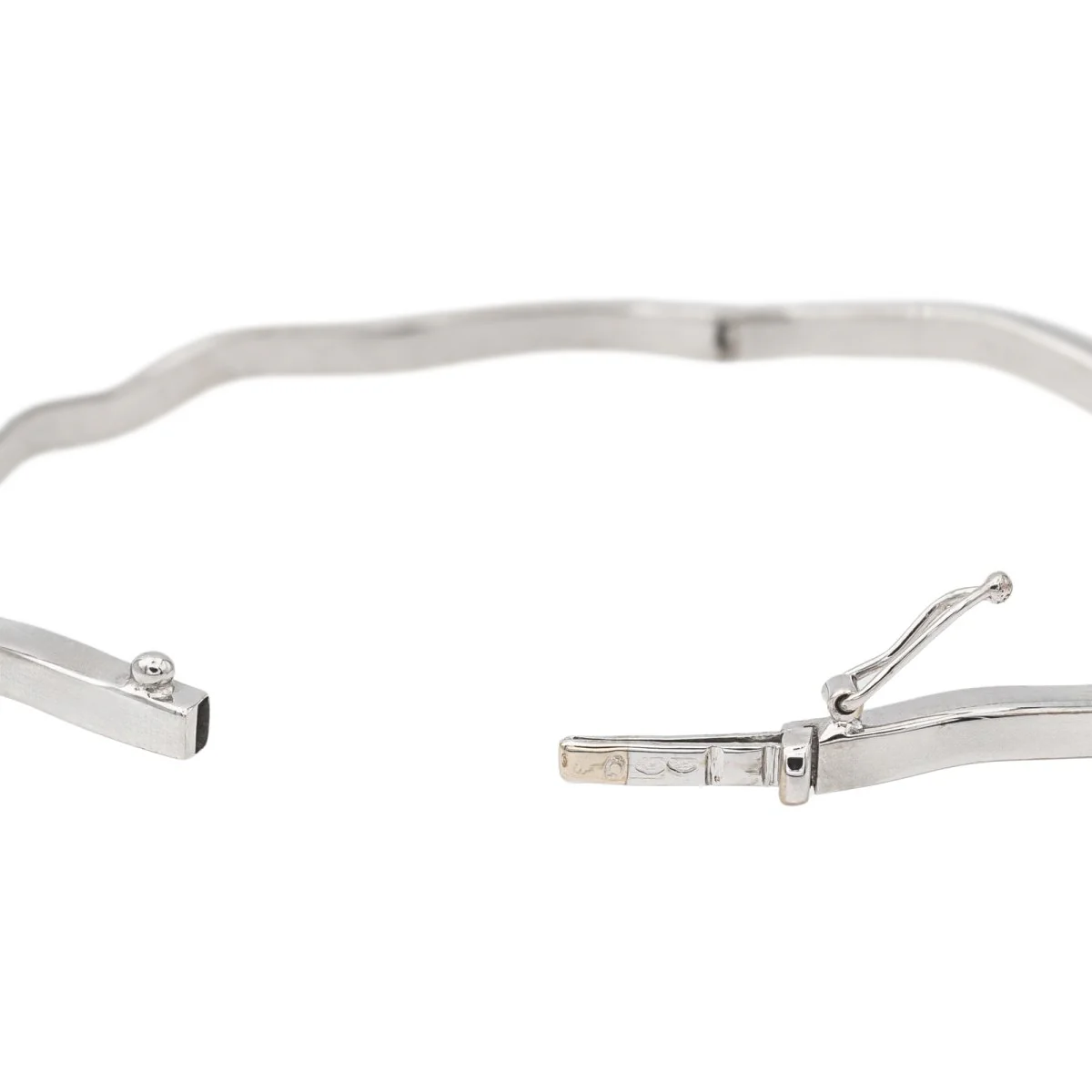 Bracelet Jonc Or blanc - Image 7