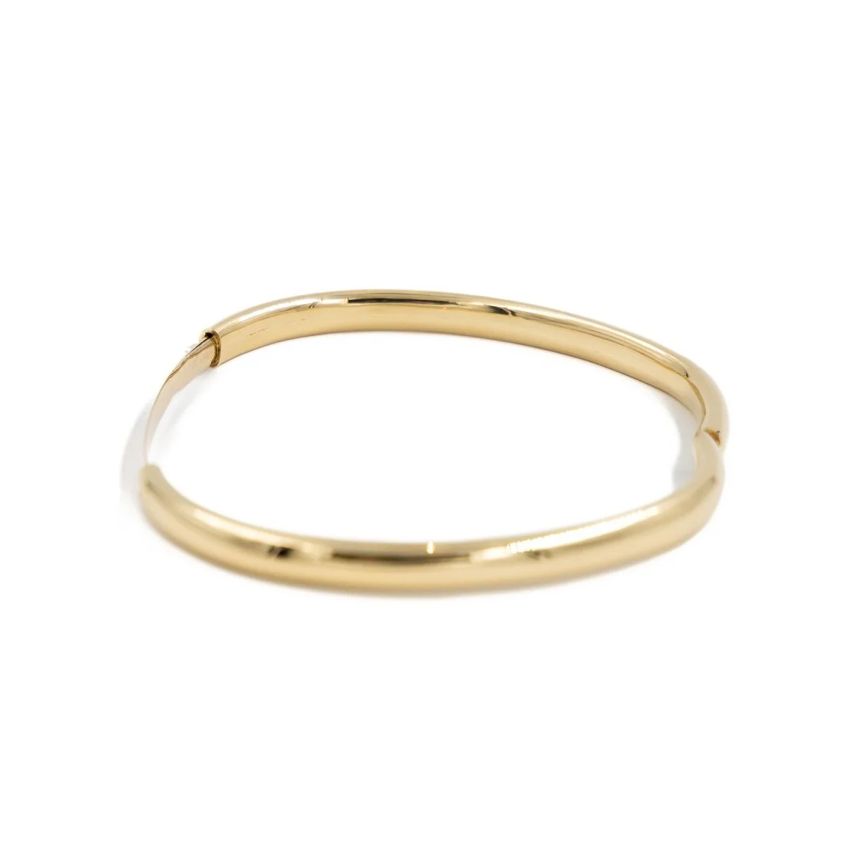 Bracelet Jonc épais en or jaune - Image 7